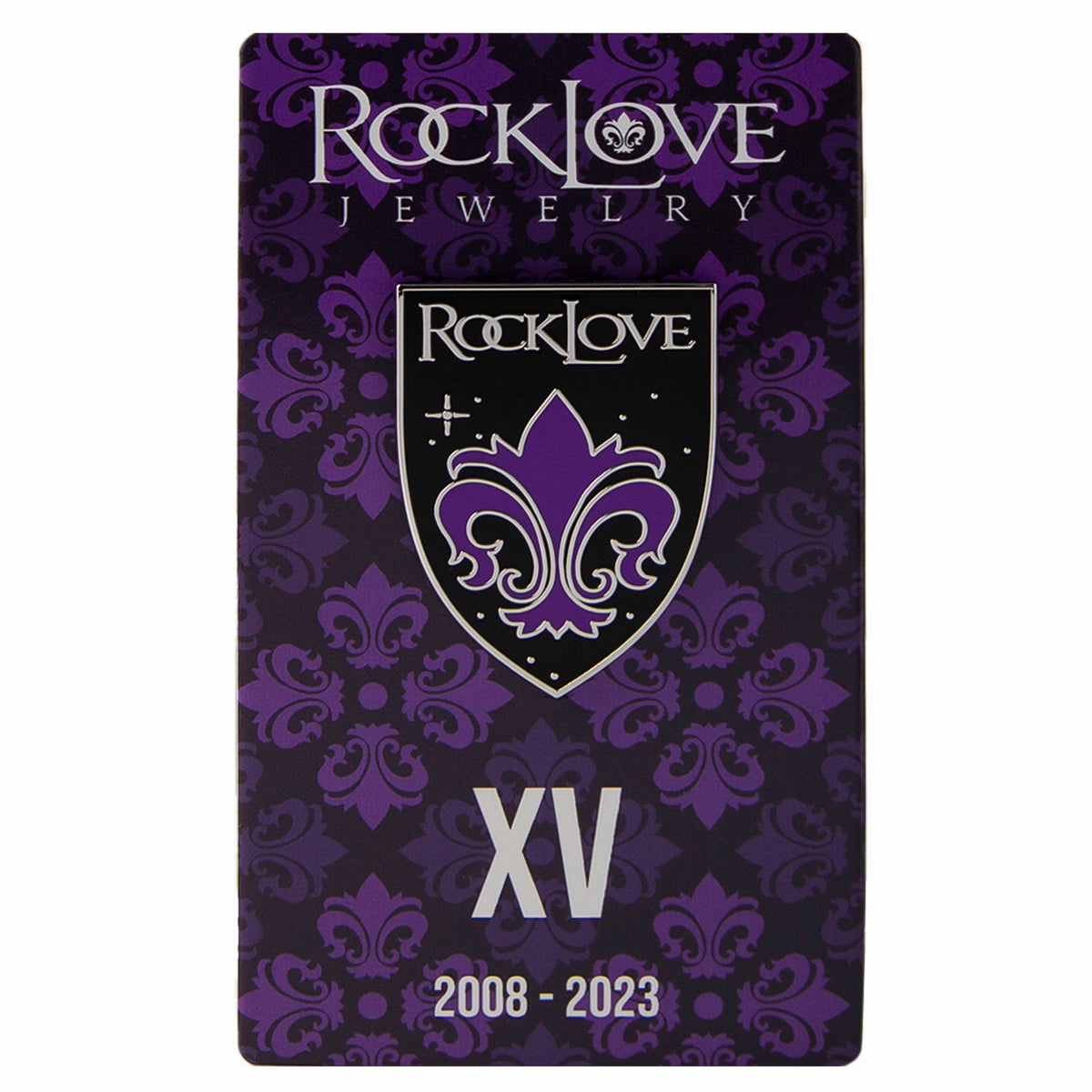 RockLove Jewelry XV Double Key Necklace