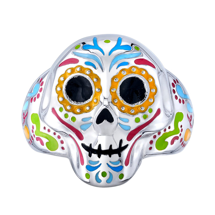 Pixar X RockLove COCO Enameled Calavera Ring