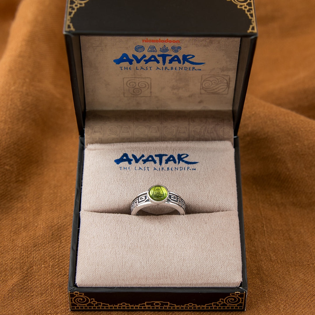 Avatar The Last Airbender X RockLove Earthbender Spinner Ring