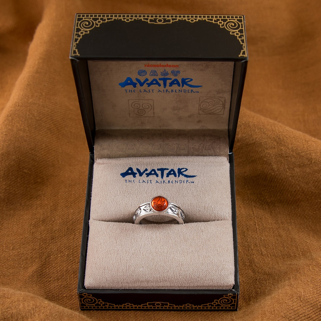 Avatar The Last Airbender X RockLove Firebender Spinner Ring