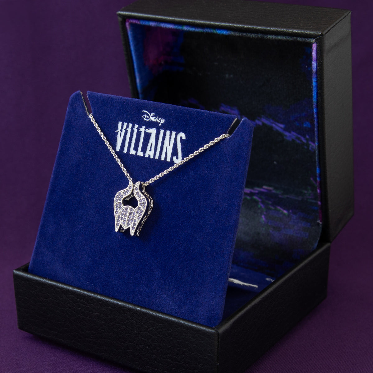 Disney CRISLU Maleficent retailer necklace and earrings