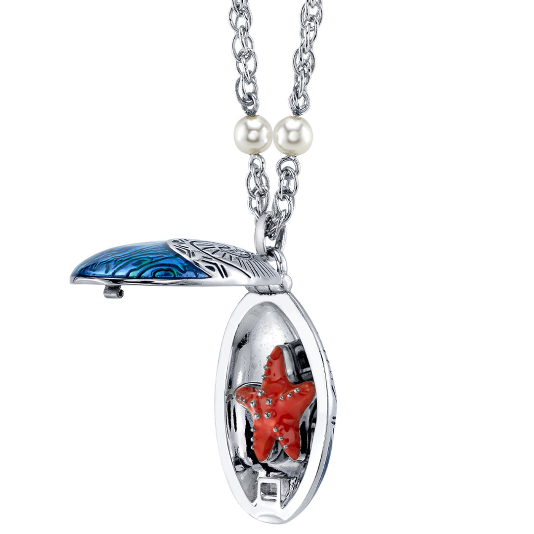 Disney X RockLove DISNEY MOANA 2 Sea Star Enameled Locket