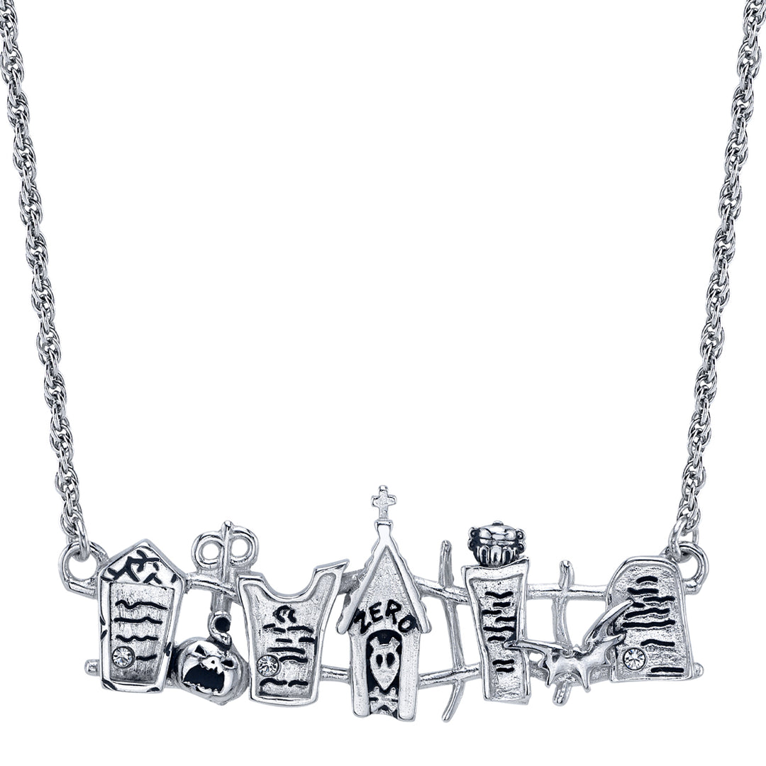 Disney X RockLove DISNEY THE NIGHTMARE BEFORE CHRISTMAS Eternal Love Necklace