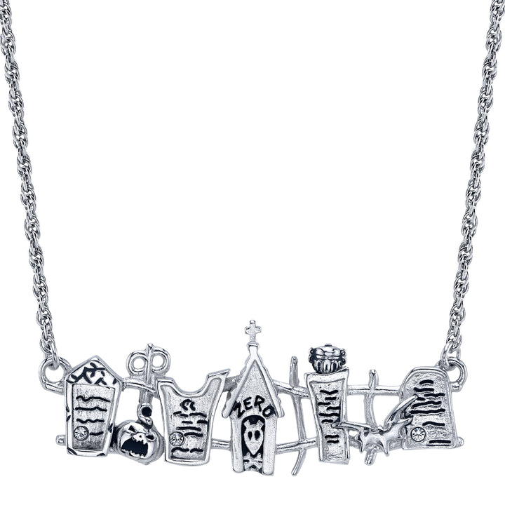 Disney X RockLove DISNEY THE NIGHTMARE BEFORE CHRISTMAS Eternal Love Necklace