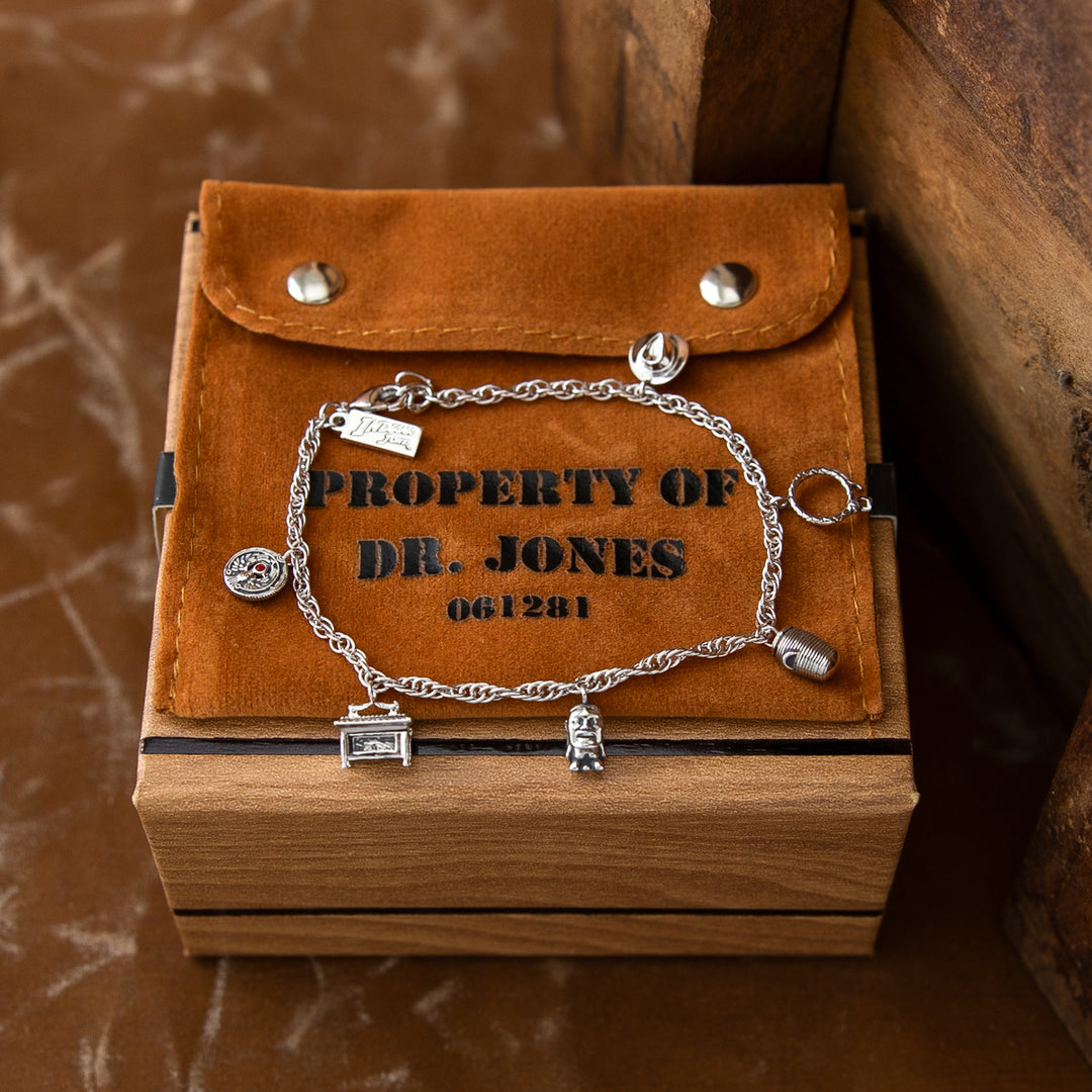 Indiana Jones X RockLove INDIANA JONES AND THE RAIDERS OF THE LOST ARK Charm Bracelet