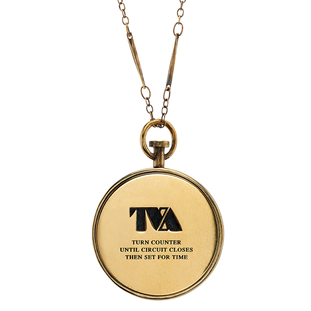 Marvel X RockLove MARVEL STUDIOS LOKI TVA Stopwatch Necklace