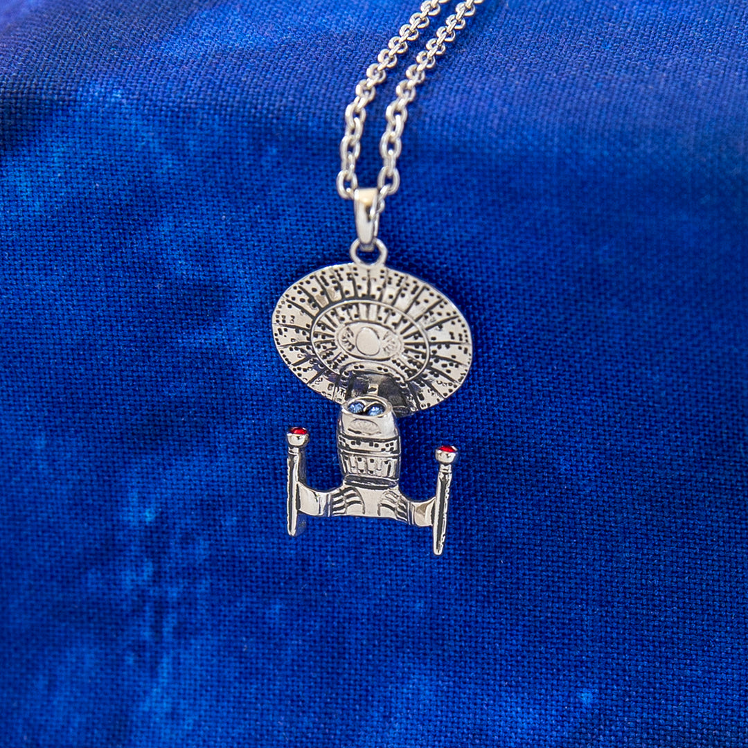 Star Trek X RockLove USS ENTERPRISE-D Starship Necklace