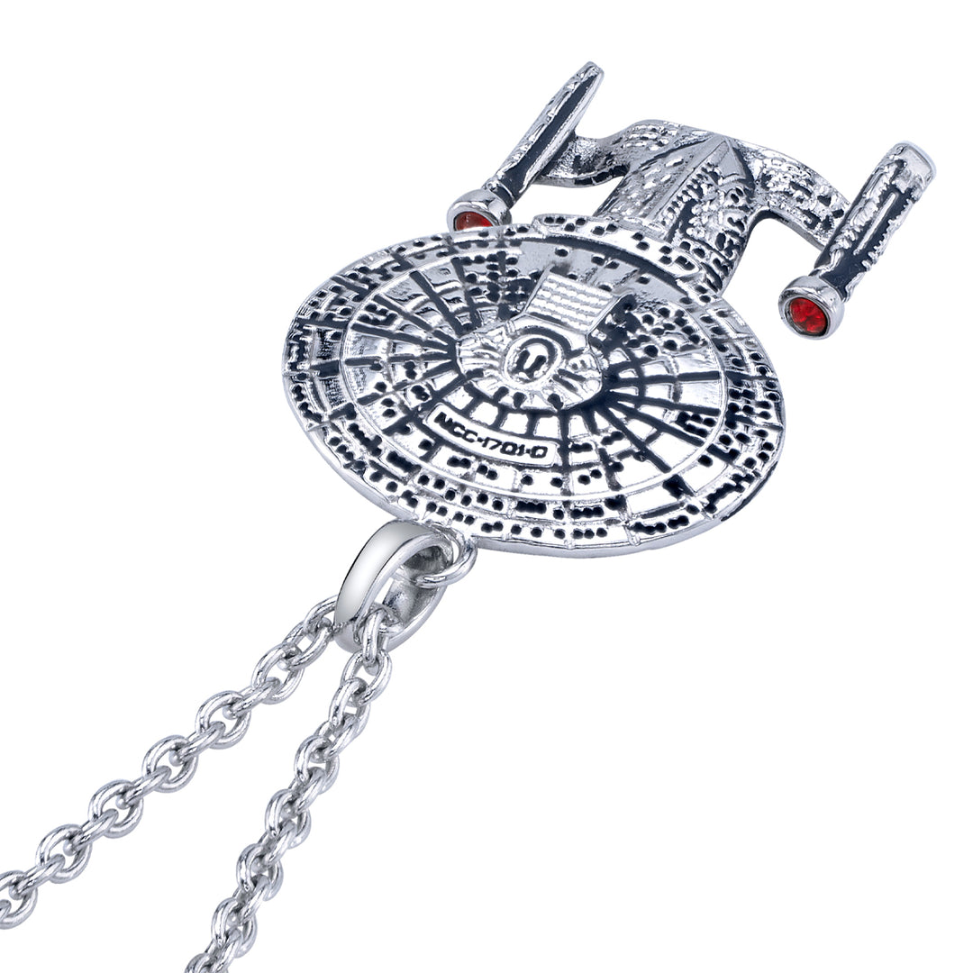 Star Trek X RockLove USS ENTERPRISE-D Starship Necklace