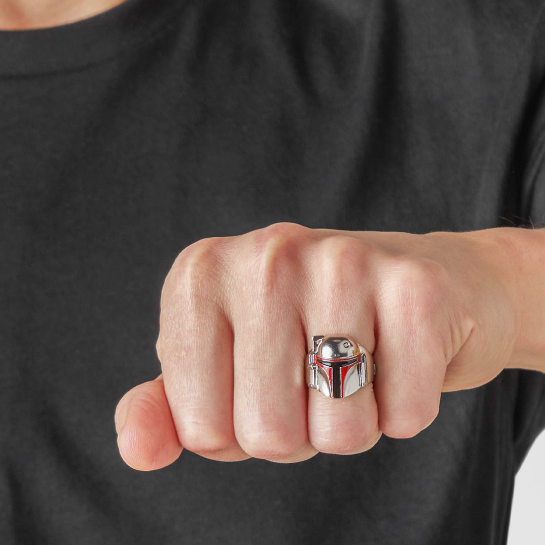 Star Wars X RockLove Boba Fett Helmet Ring