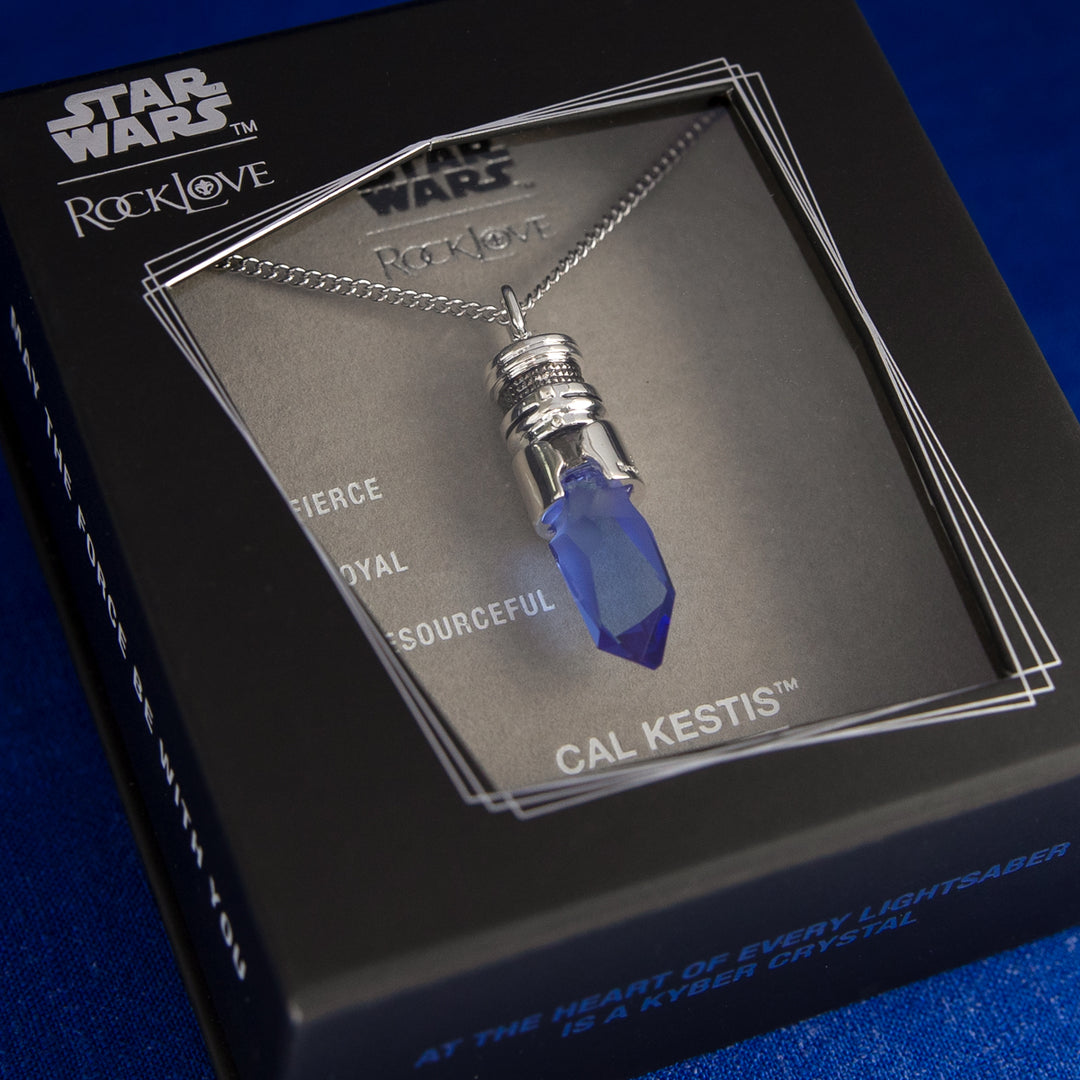 Star Wars X RockLove Cal Kestis Kyber Crystal Necklace