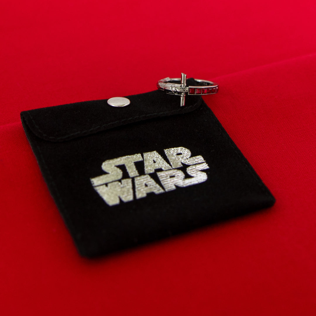 Star Wars X RockLove Kylo Ren Crystal Lightsaber Ring