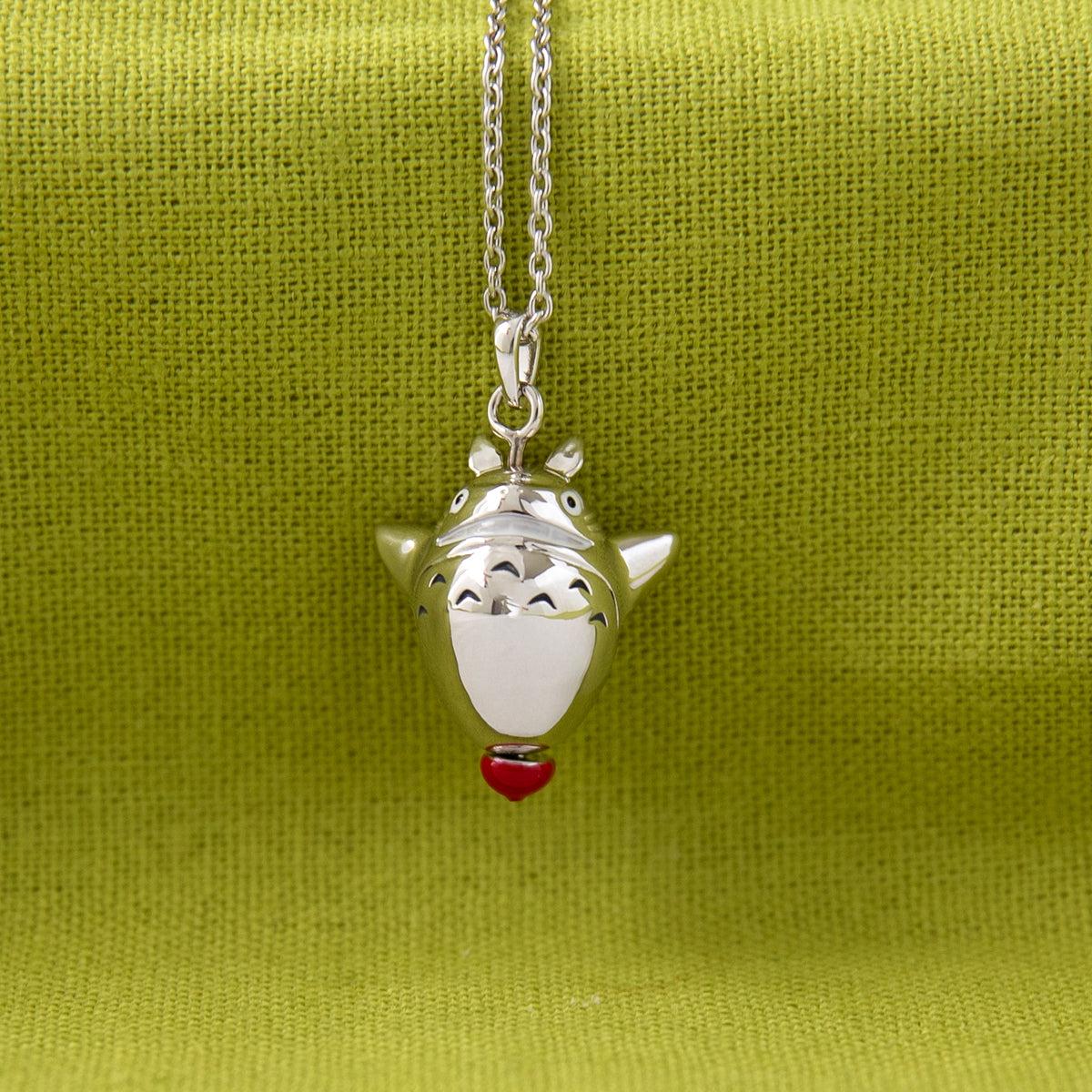 Original Studio Ghibli Silver Necklace/Pendant • My Neighbor Totoro Jewelry/Silver Chain • Flying Totoro Japanese Anime orders Gift