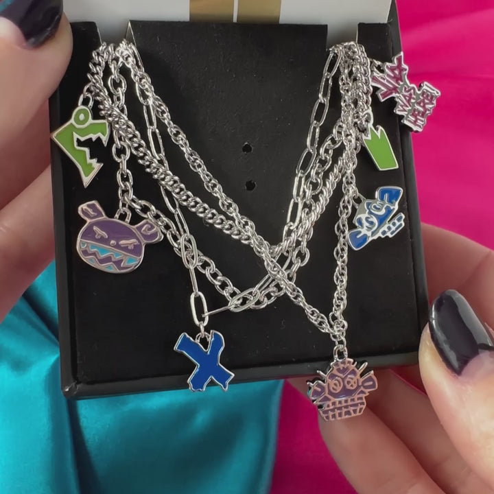 League of Legends X RockLove ARCANE Jinx Graffiti Charm Bracelet