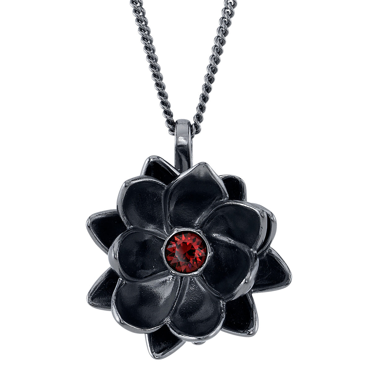Magic: The Gathering X RockLove Black Lotus Crystal Necklace – RockLove ...