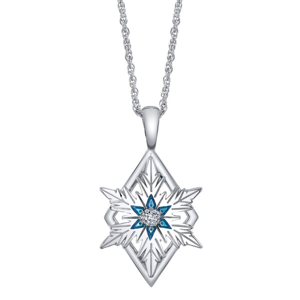 Frozen Snowflake Pendant Charm Necklace Elsa Once Upon a Time | eBay