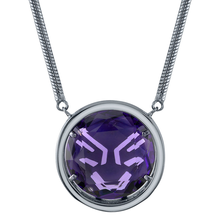 Marvel X RockLove BLACK PANTHER LEGACY Crystal Icon Necklace