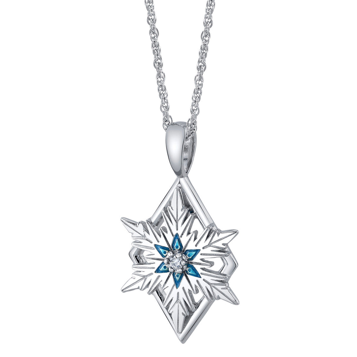 Buy Elsa Anna Frozen Snowflake Necklace Cosplay Costume Disneybound Musical  Jewel Anna Queen Princess Snow Sparkle Once Upon A Time Online in India -  Etsy
