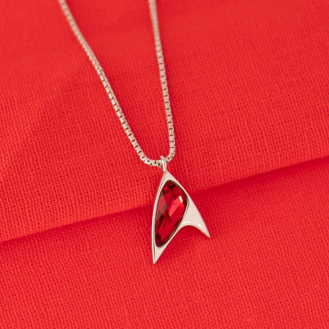 Star Trek X RockLove Red Crystal Delta Pendant