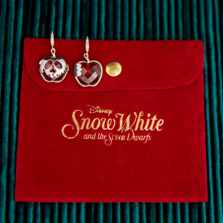 Disney X RockLove SNOW WHITE Crystal Apple Earrings
